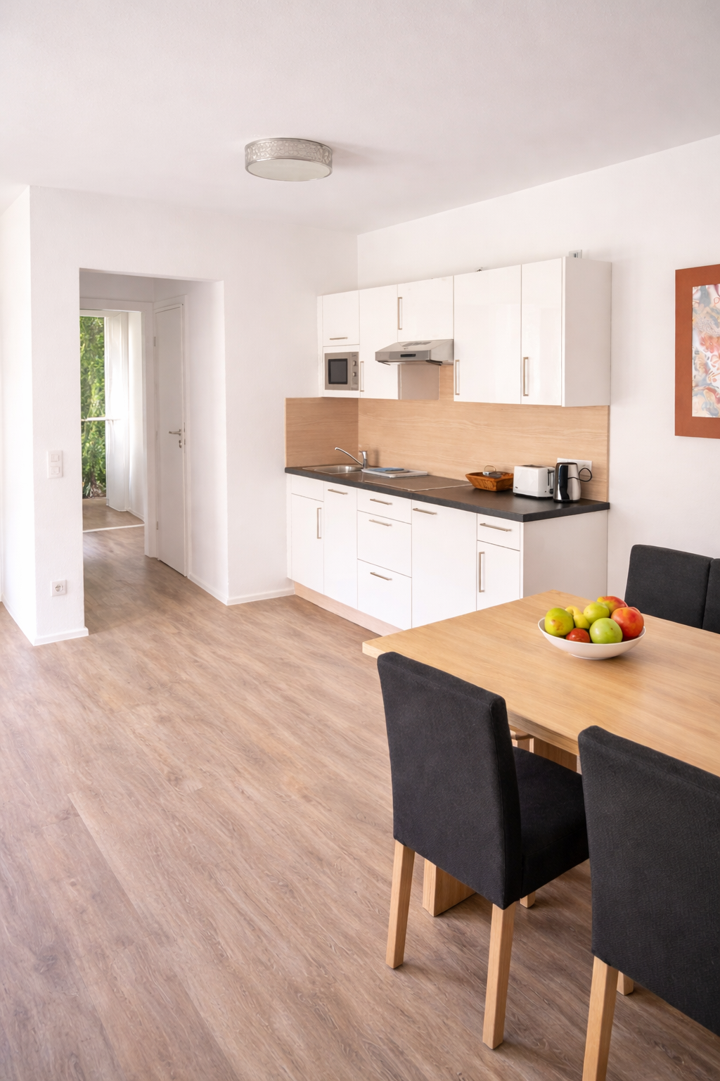 Küche der Ferienwohnung Siri